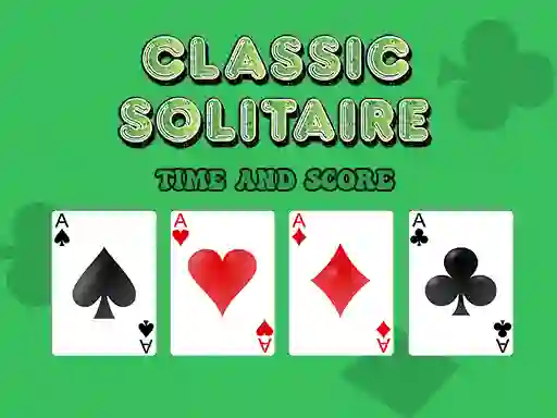 Classic Solitaire: Time and Score — δωρεάν online παιχνίδι