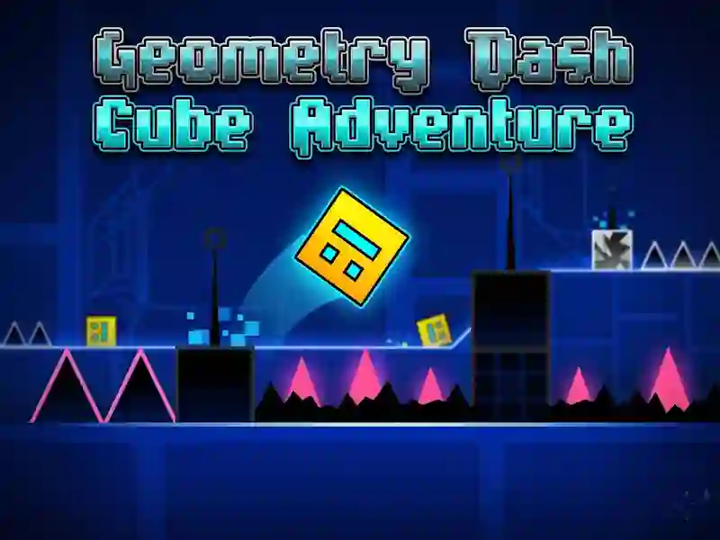 Geometry Dash Cube Adventure — δωρεάν online παιχνίδι