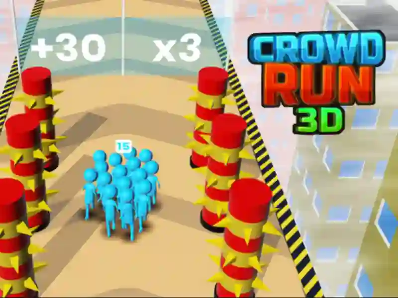 Crowd Run 3D — δωρεάν online παιχνίδι
