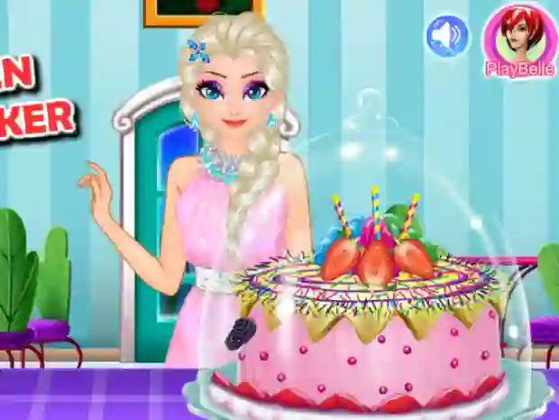 Ice queen royal baker — δωρεάν online παιχνίδι