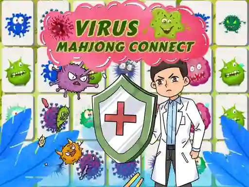 Virus Mahjong Connection — δωρεάν online παιχνίδι