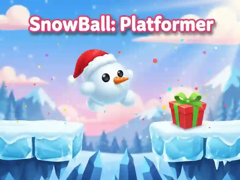 SnowBall: Platformer — δωρεάν online παιχνίδι