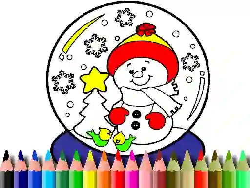 Back To School: Christmas Coloring Book — δωρεάν online παιχνίδι
