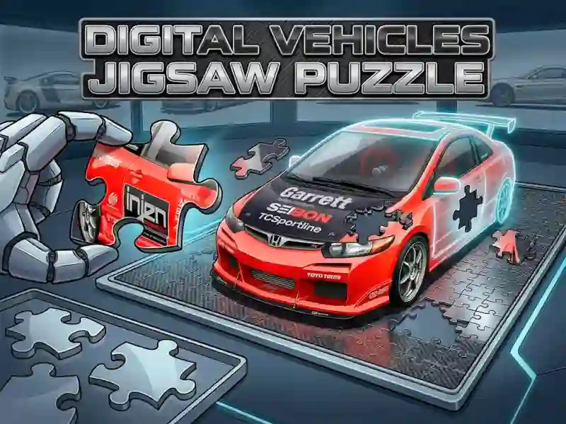 Digital Vehicles Jigsaw Puzzle — δωρεάν online παιχνίδι