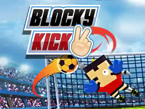 Blocky Kick 2 — δωρεάν online παιχνίδι