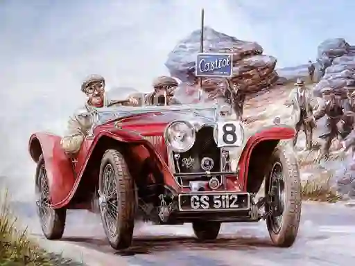 Vintage Cars Puzzle — δωρεάν online παιχνίδι