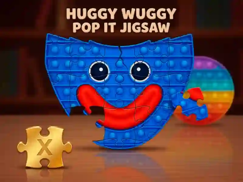Huggy Wuggy Pop It Jigsaw — δωρεάν online παιχνίδι