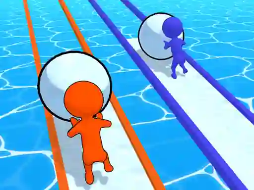 Snowball Racing — δωρεάν online παιχνίδι
