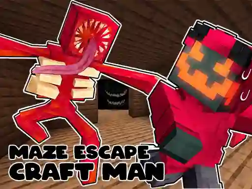 Maze Escape: Craft Man — δωρεάν online παιχνίδι