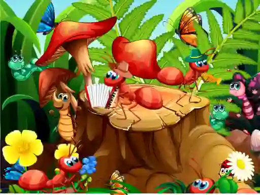 Hidden Objects Insects — δωρεάν online παιχνίδι