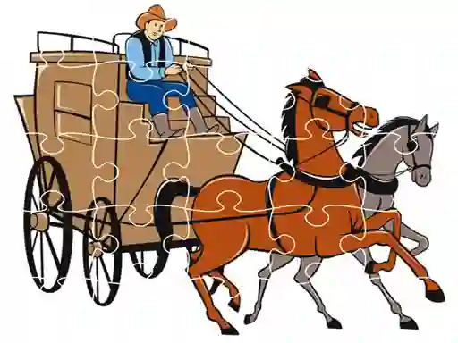 Wagons Jigsaw — δωρεάν online παιχνίδι