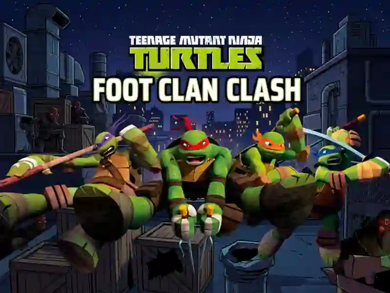Teenage Mutant Ninja Turtles Foot Clan Clash — δωρεάν online παιχνίδι