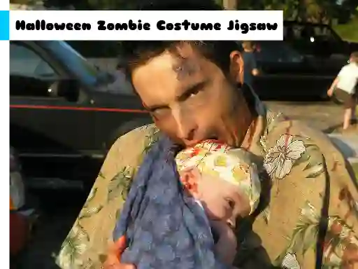 Halloween Zombie Costume Jigsaw — δωρεάν online παιχνίδι