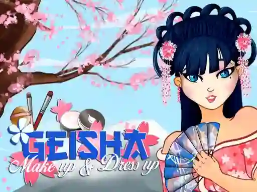 Geisha make up and dress up — δωρεάν online παιχνίδι