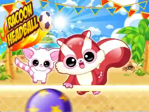 Racoon Headball — δωρεάν online παιχνίδι