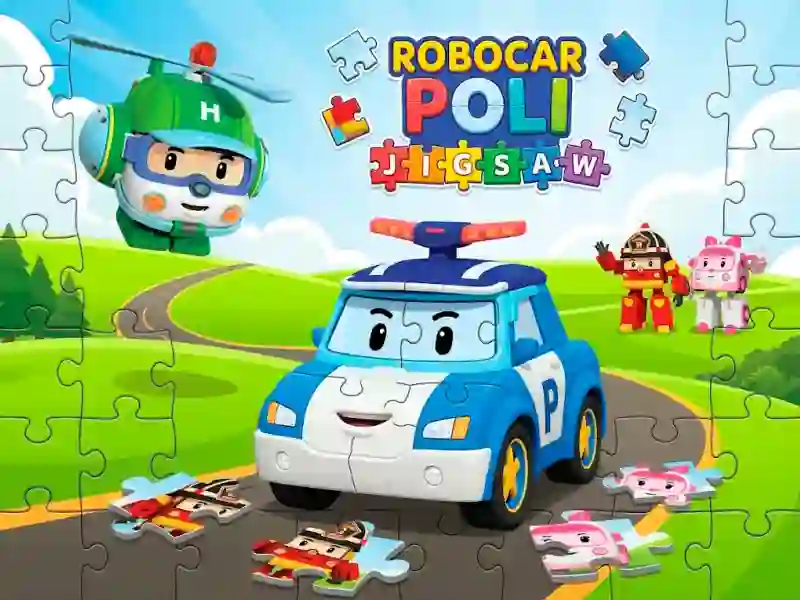 Robocar Poli Jigsaw — δωρεάν online παιχνίδι