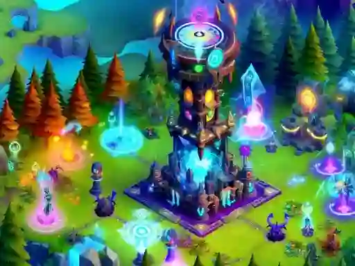 2D Fantasy Tower Defence — δωρεάν online παιχνίδι