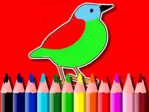 Back To School: Birds Coloring Book — δωρεάν online παιχνίδι