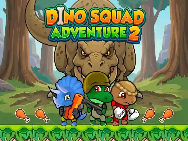 Dino Squad Adventure 2 — δωρεάν online παιχνίδι