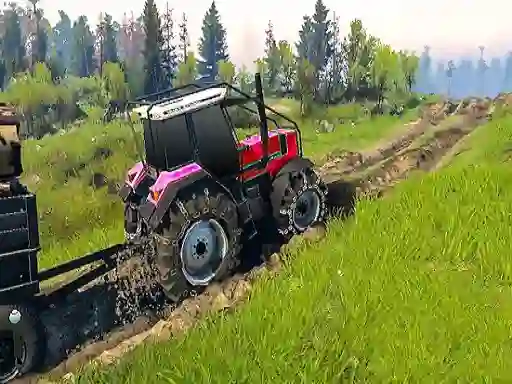 Real Chain Tractor Towing Train Simulator — δωρεάν online παιχνίδι