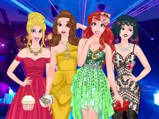  Princesses Graduation Party Night — δωρεάν online παιχνίδι