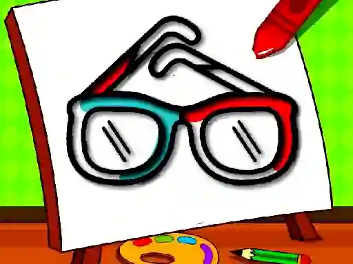 Easy Kids Coloring Glasses — δωρεάν online παιχνίδι