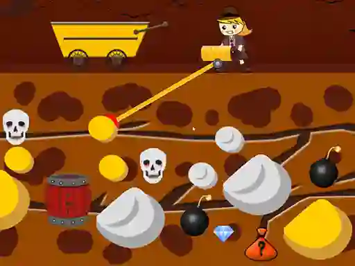 Lady Gold Miner — δωρεάν online παιχνίδι