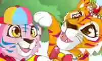 Mommy and Baby Tiger — δωρεάν online παιχνίδι