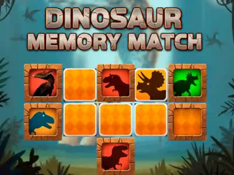 Dinosaur Memory Match — δωρεάν online παιχνίδι