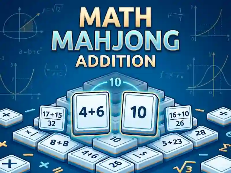 Math Mahjong Addition — δωρεάν online παιχνίδι