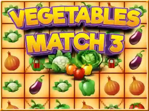 Vegetables match 3 — δωρεάν online παιχνίδι