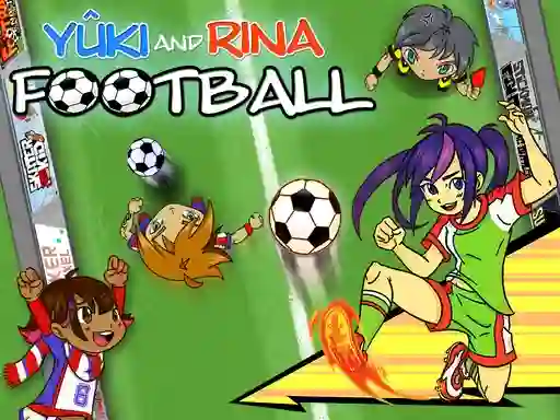 Yuki and Rina Football — δωρεάν online παιχνίδι