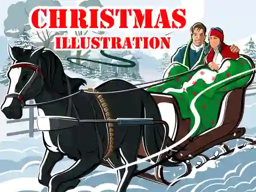 Christmas Illustration — δωρεάν online παιχνίδι