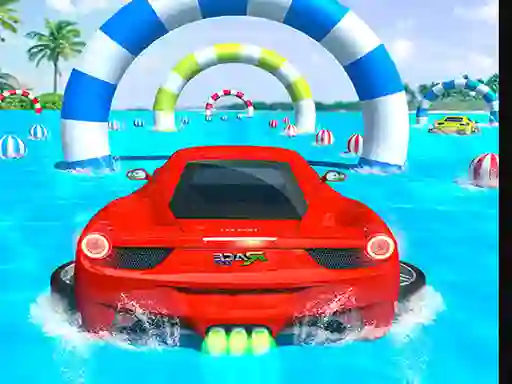 Water Surfing Car Stunts Car Racing — δωρεάν online παιχνίδι