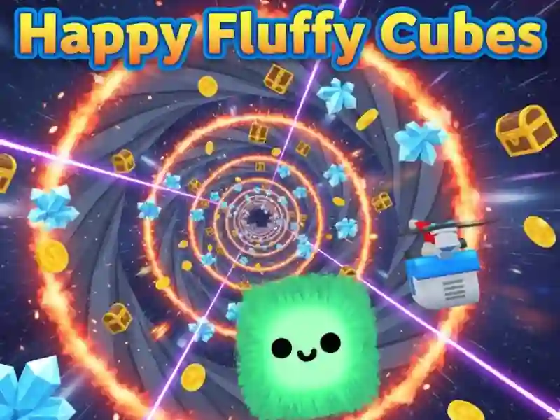 Happy Fluffy Cubes — δωρεάν online παιχνίδι