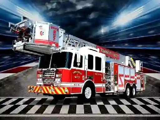 Fire Trucks Puzzle — δωρεάν online παιχνίδι