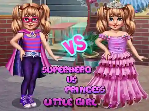 Little Girl Superhero vs Princess — δωρεάν online παιχνίδι
