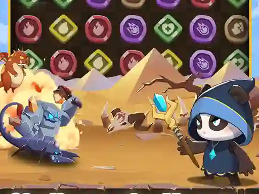 Legend of Panda Match 3 & Battle — δωρεάν online παιχνίδι
