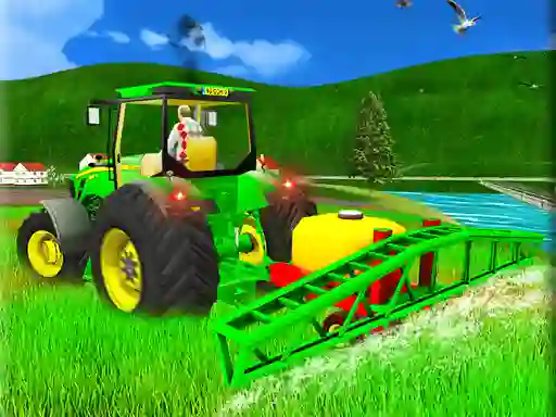 Indian Tractor Farm Simulator — δωρεάν online παιχνίδι