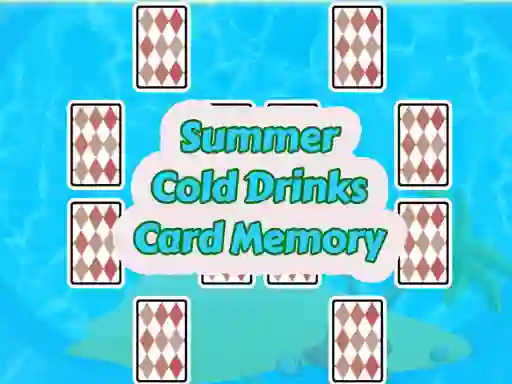 Summer Cold Drinks Card Memory — δωρεάν online παιχνίδι