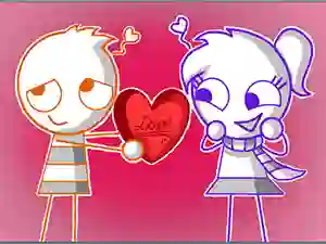 Valentines Hidden Stars — δωρεάν online παιχνίδι