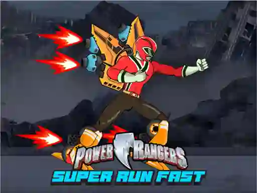 Power Rangers Super Run Fast — δωρεάν online παιχνίδι