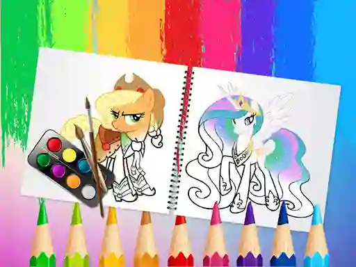 Sweet Pony Coloring Book — δωρεάν online παιχνίδι