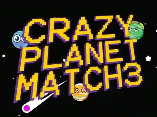 Crazy Planet Match 3 — δωρεάν online παιχνίδι