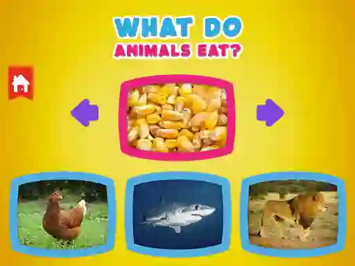 What Do Animals Eat? — δωρεάν online παιχνίδι