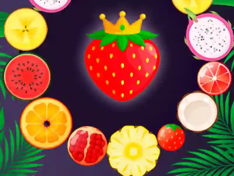 Fruit King Merge — δωρεάν online παιχνίδι