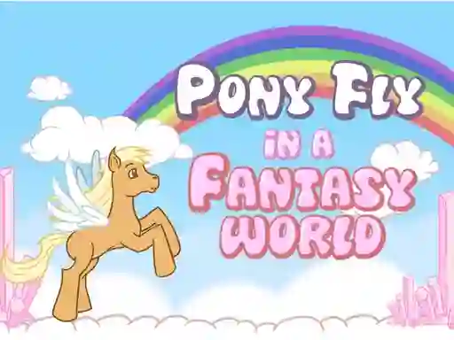 Pony fly in a fantasy world — δωρεάν online παιχνίδι