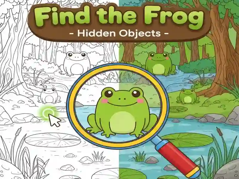 Find the Frog Hidden Objects — δωρεάν online παιχνίδι