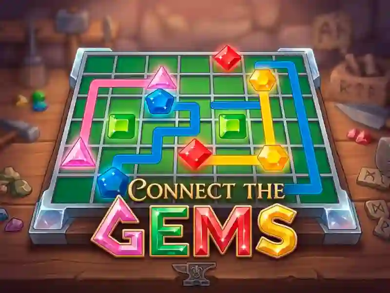 Connect The Gems — δωρεάν online παιχνίδι
