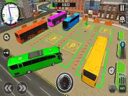 Bus City Parking Simulator — δωρεάν online παιχνίδι